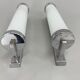 Pair of bauhaus or functionalist chrome wall lamps, 1930's