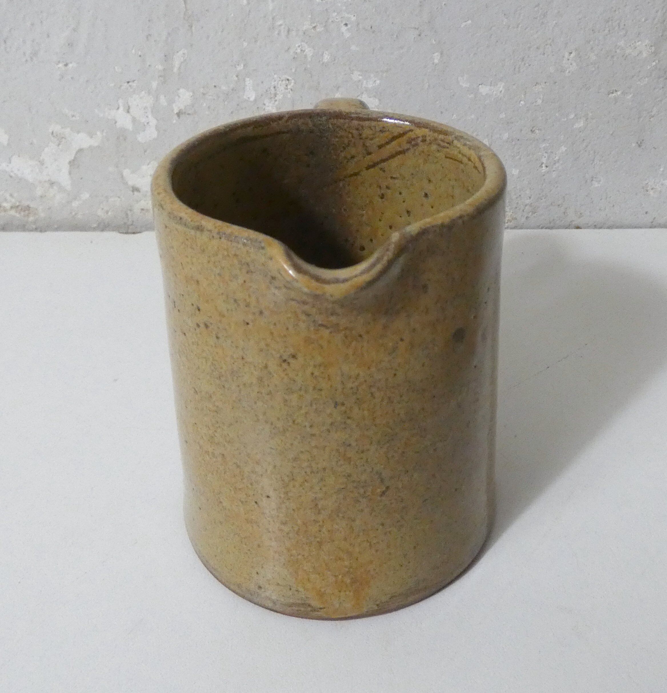 vintage stoneware cream jug