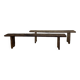 Pair of rustic benches, early 1900s