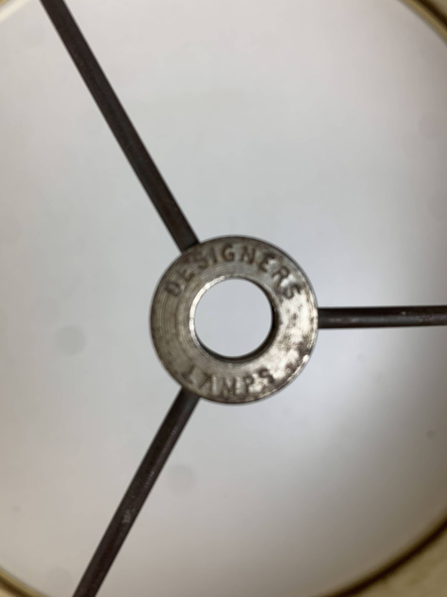 Grande lampe de table en laiton de style Stilnovo Spoutnik du milieu du siècle, États-Unis, années 1950