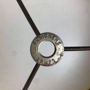 Grande lampe de table en laiton de style Stilnovo Spoutnik du milieu du siècle, États-Unis, années 1950