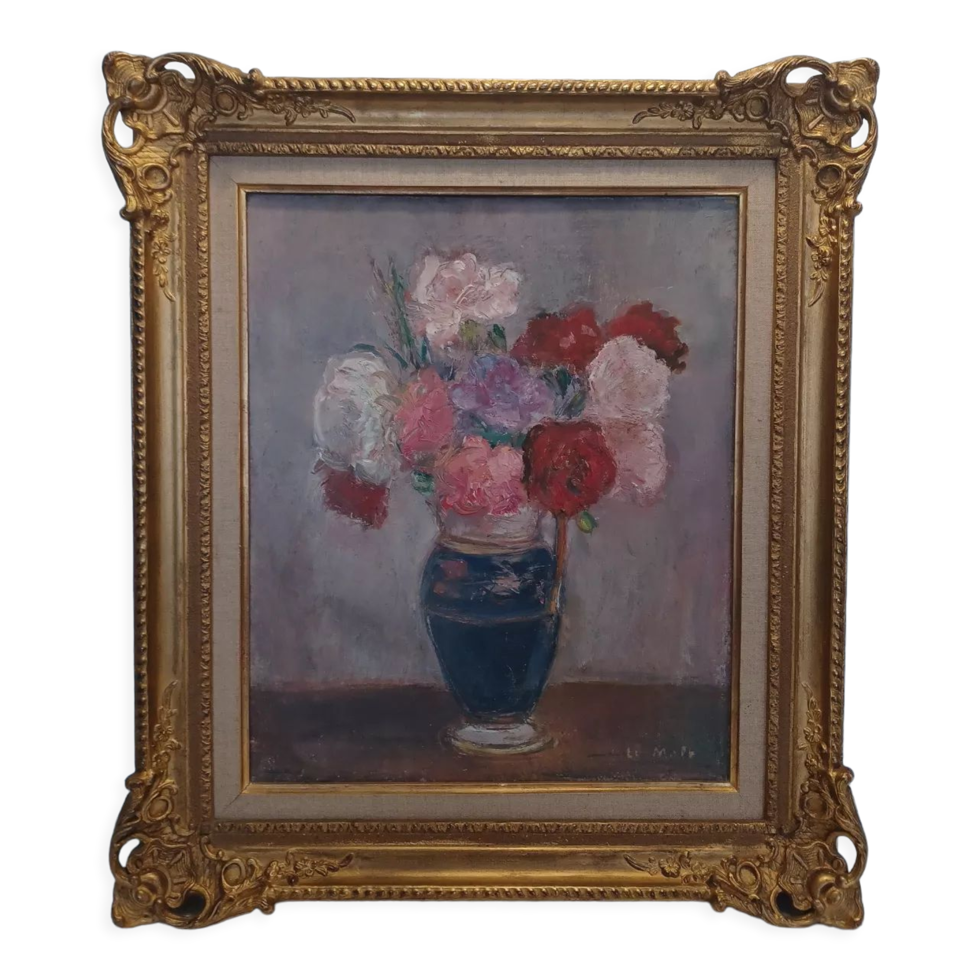 Oil on canvas by philippe le molt. 30s/40s