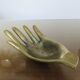 Years 70 hand-shaped ashtray brass