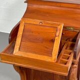 20th century Davenport desk with walnut piano top