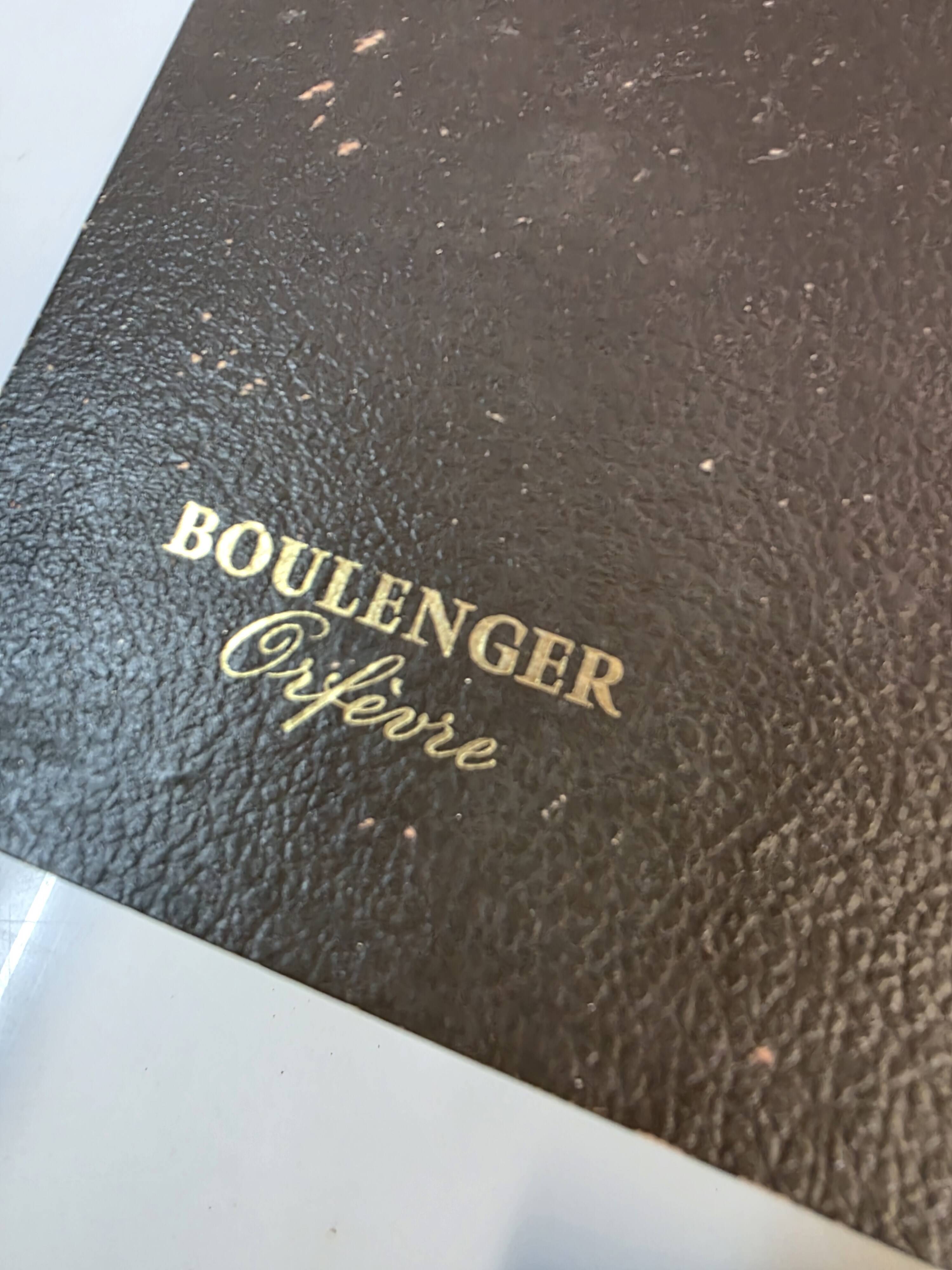 Boulenger silver-plated cutlery set, 86 pieces, hallmark 100.