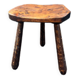 Tabouret brutaliste tripode