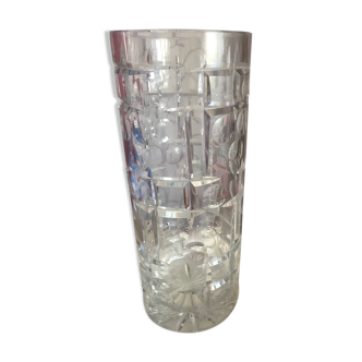 Crystal long-form vase