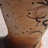 Signed pottery vase