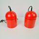 Vintage Uni Pendant Lamps by Vagn Dyring for Nordisk Solar, 1970s, Set of 3