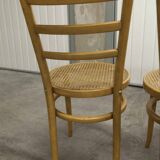 4 chaises Baumann modèle Anteuil 1986