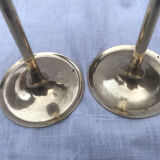 Lot of 2 brass candlesticks