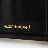 Yves Plantevin large oil on wood panel 1974