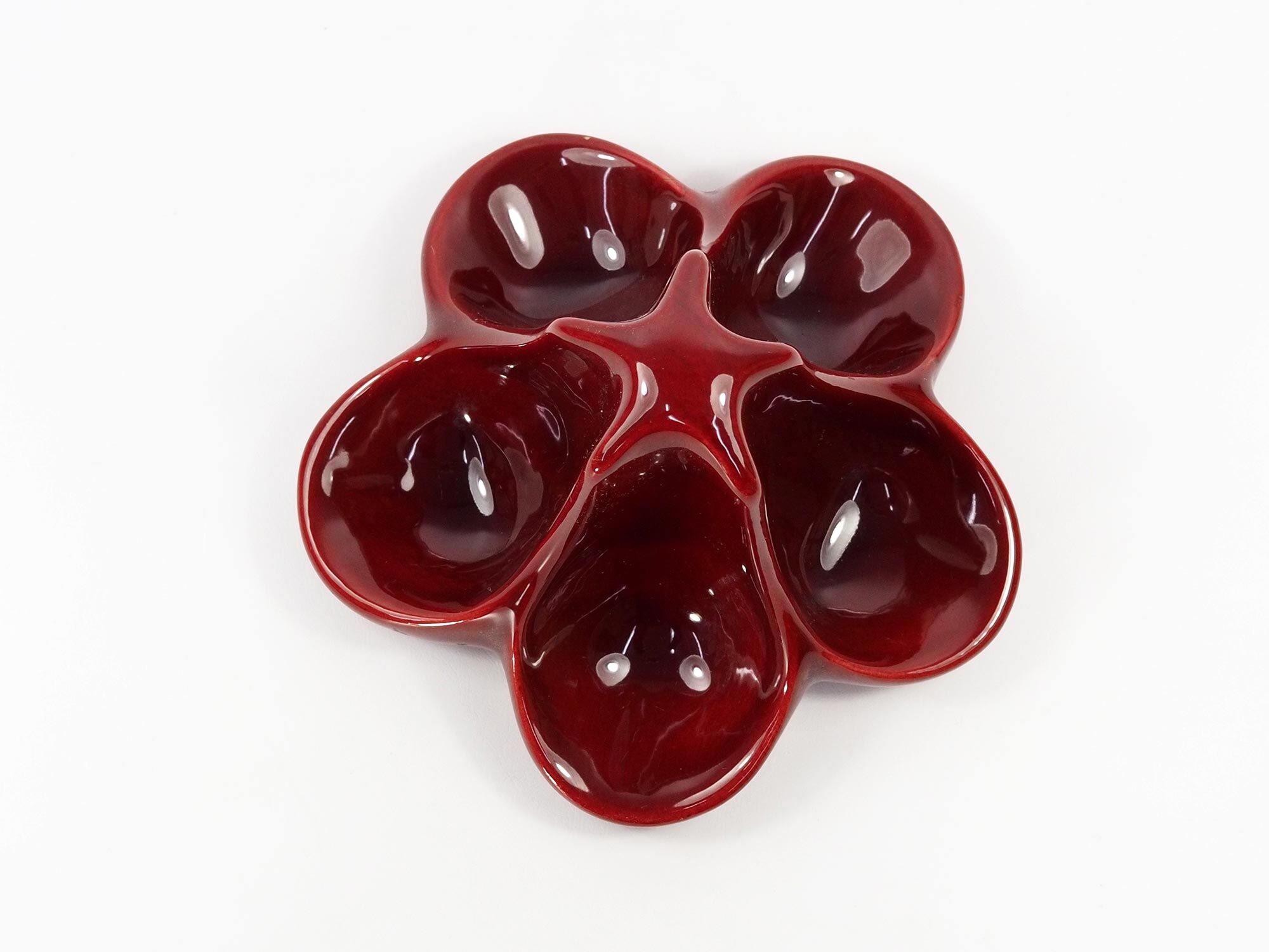 Art deco pipe door in french faience lmb paris, 1930s