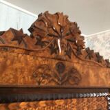 Unique model craftsman's cabinet, cabinetmaker's cabinet, 3-door cabinet, French marquetry furniture