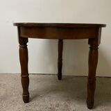 Small table with walnut band