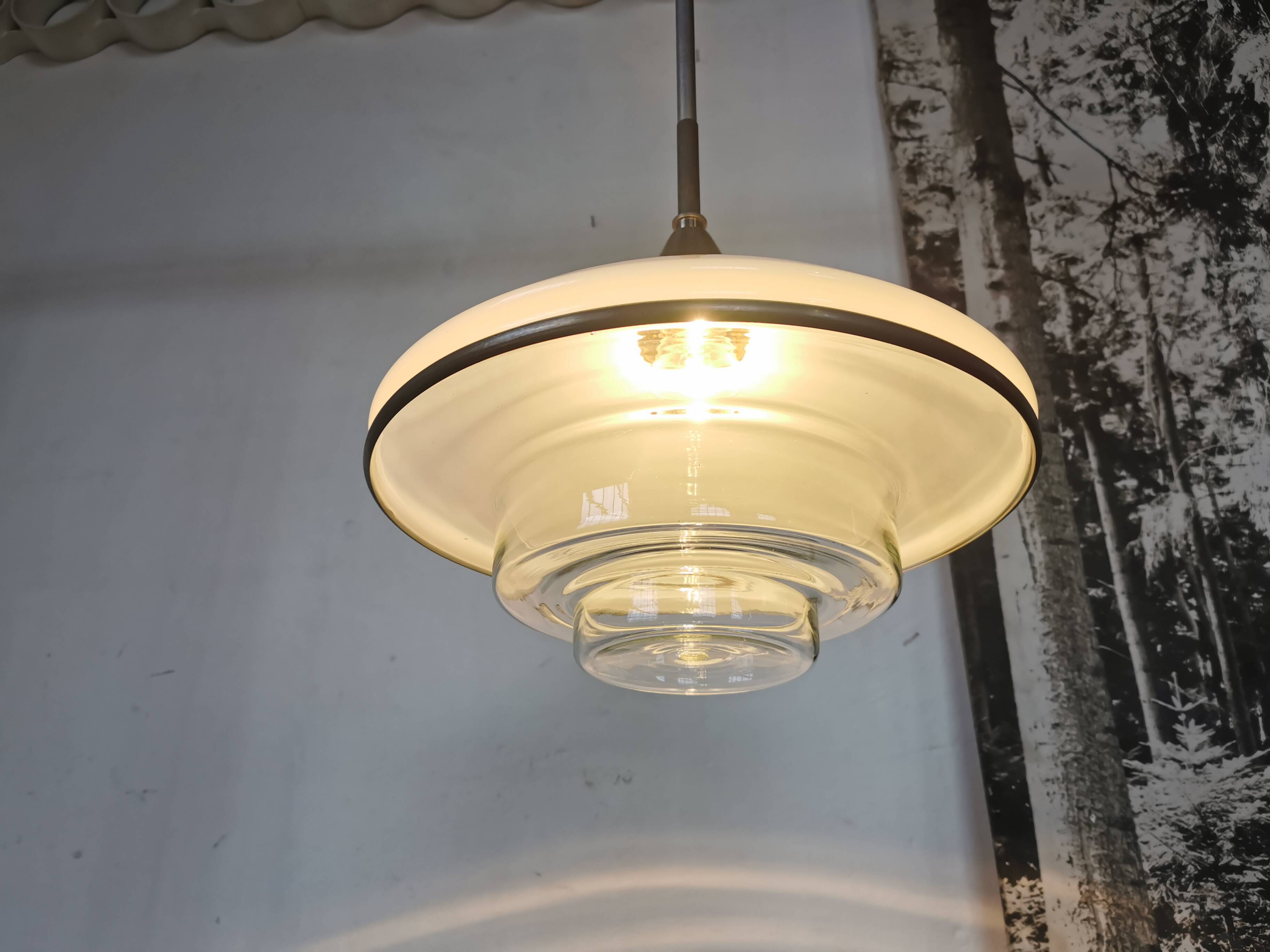 Sistrah pendant light, Otto Muller, bauhaus