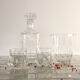 Vintage cut crital whisky decanter tableware