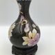 Vintage chinese vase black cloisonné