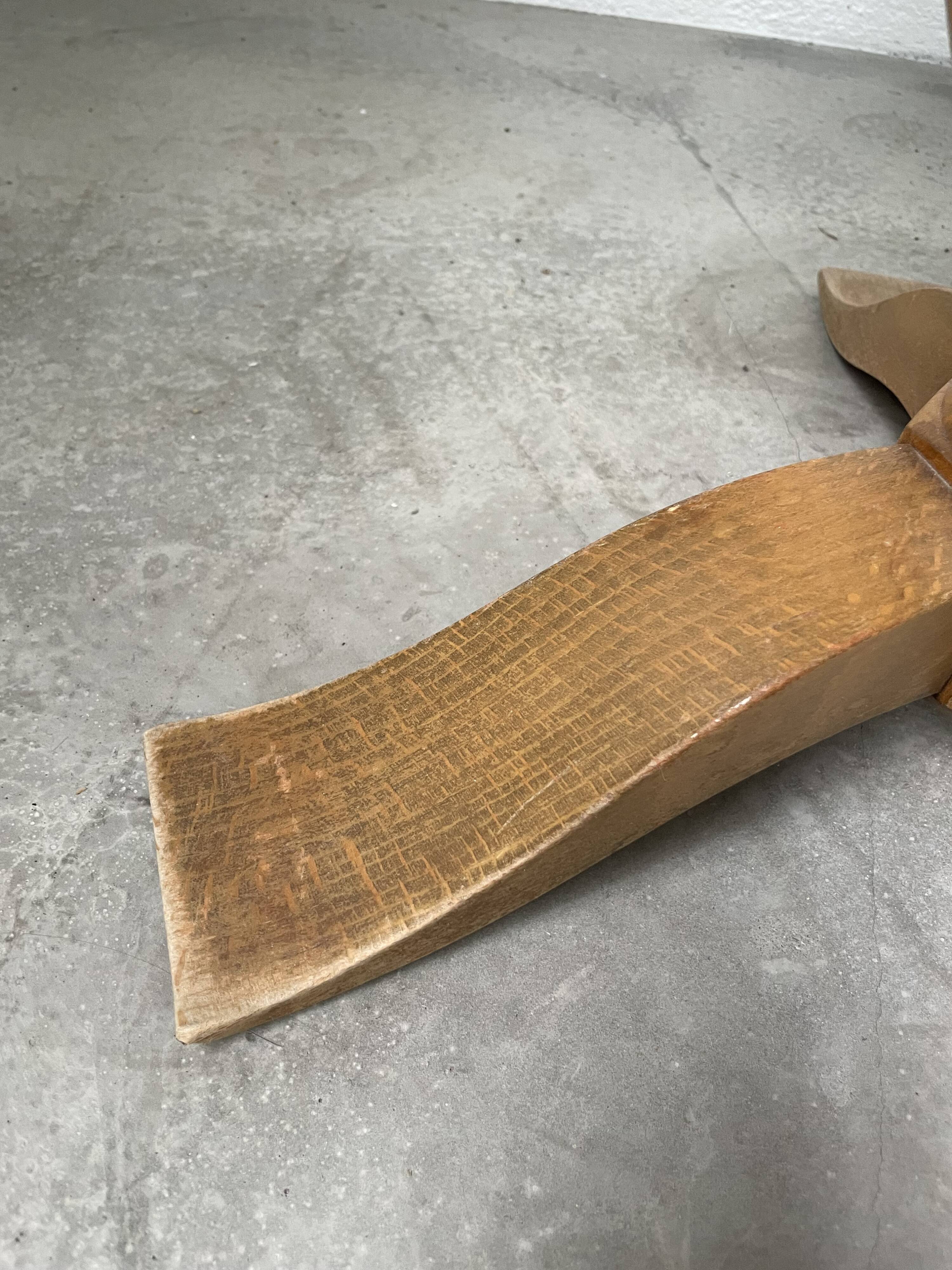 Art deco mirror pedestal table in walnut 1930