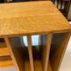 Large range office mail solid oak design workshop France vintage 60s