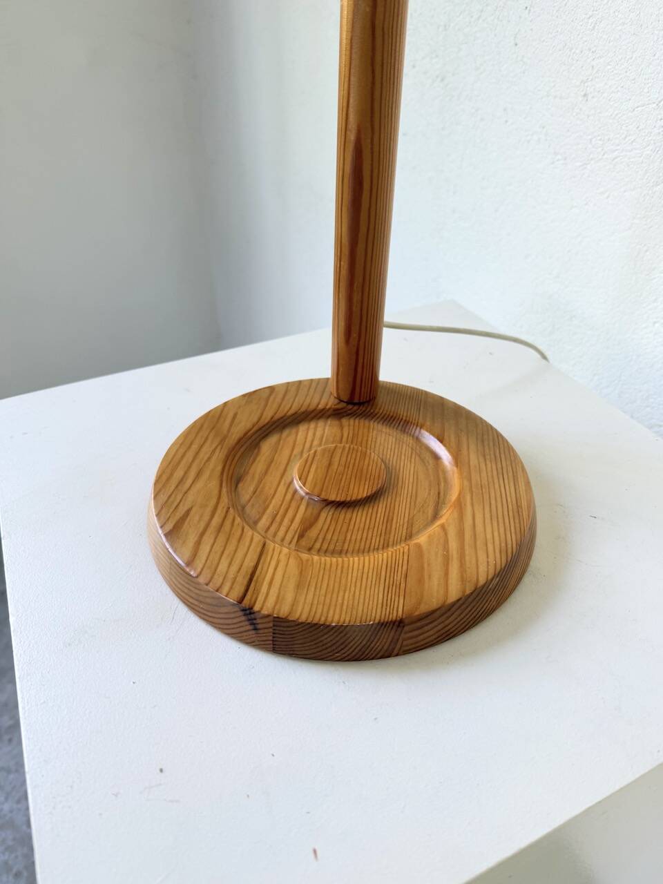 Ikea pine table lamp 1980