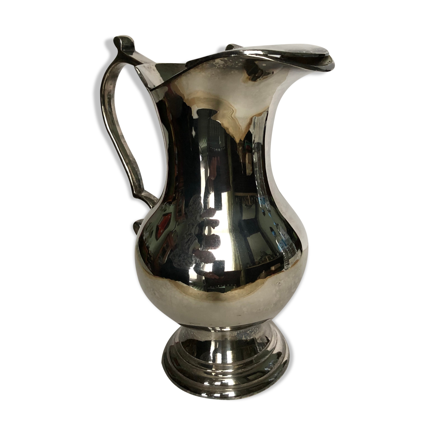 Silver metal pitcher