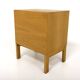 Scandinavian "tambour" chest of drawers in oak, Sweden, 1960