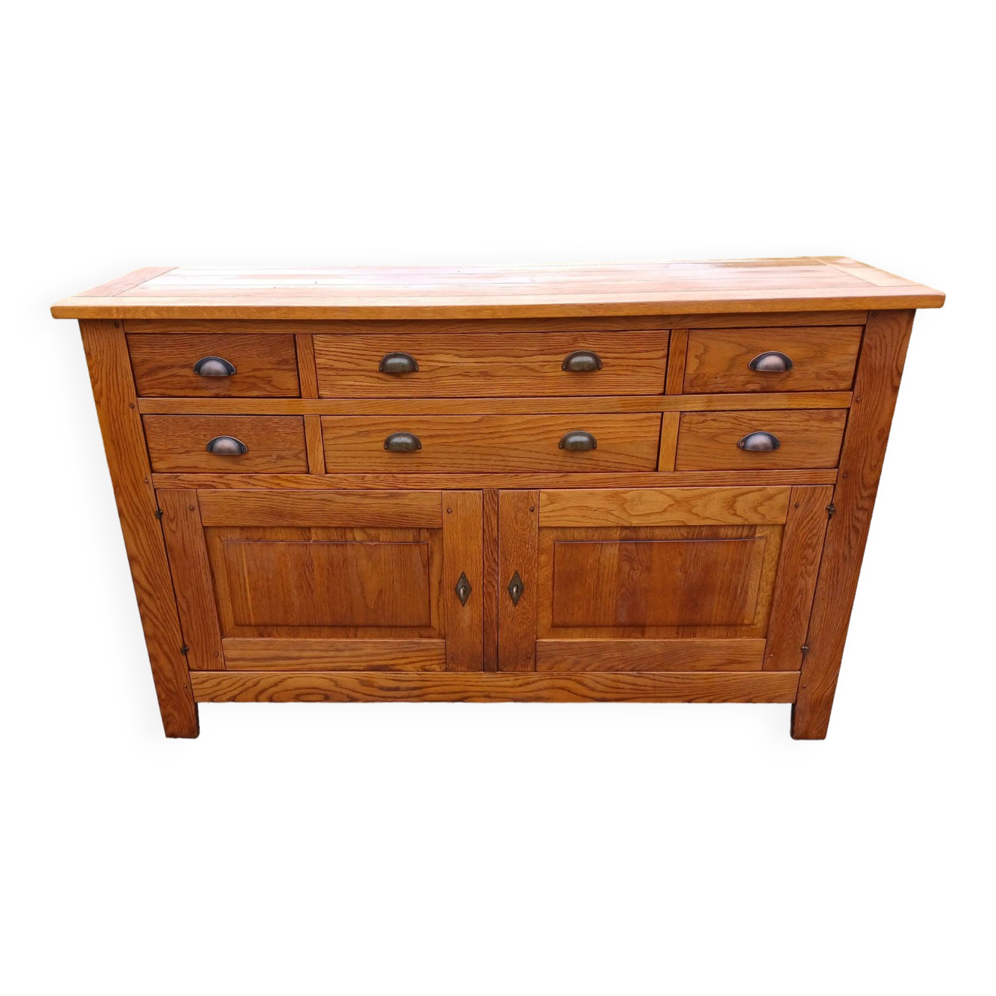 Industrial Wooden Furniture, 6 Drawers.