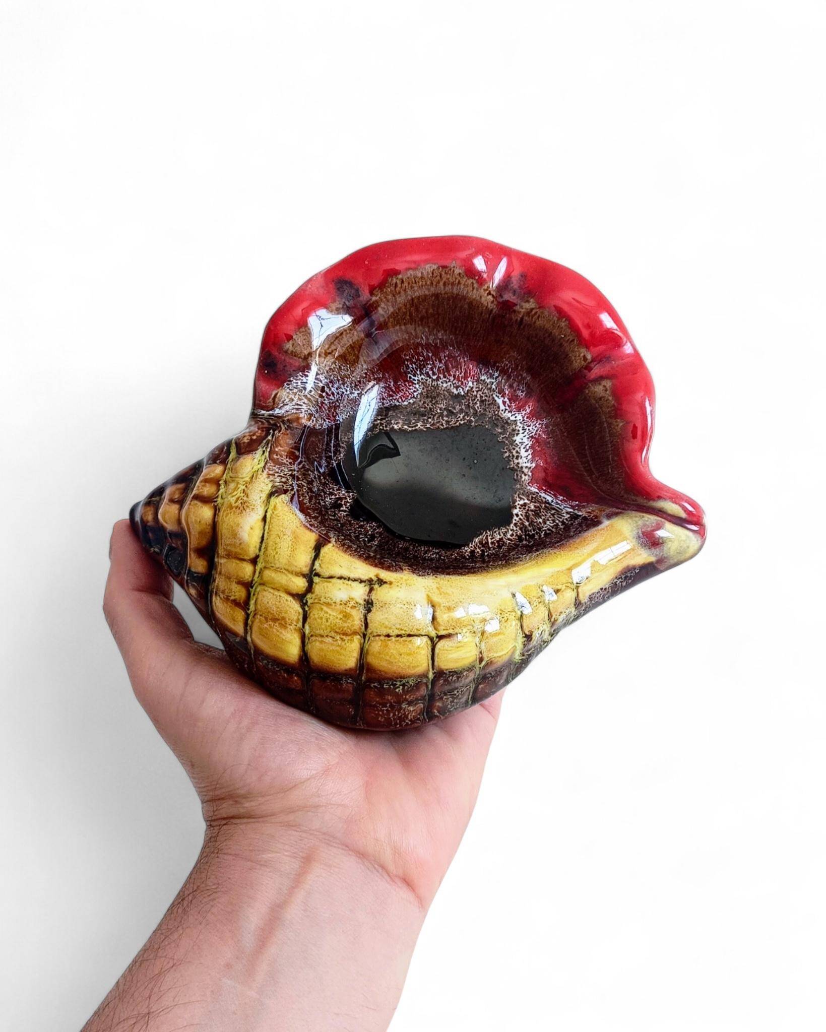 Mid-Century Vallauris “Sea Shell” Vide-Poche / Catchall, France, 1950s