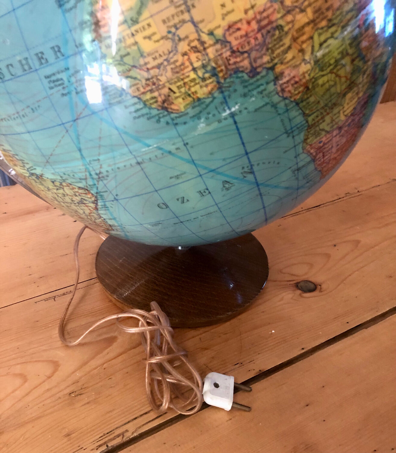 Great Columbus Earth Globe 1969