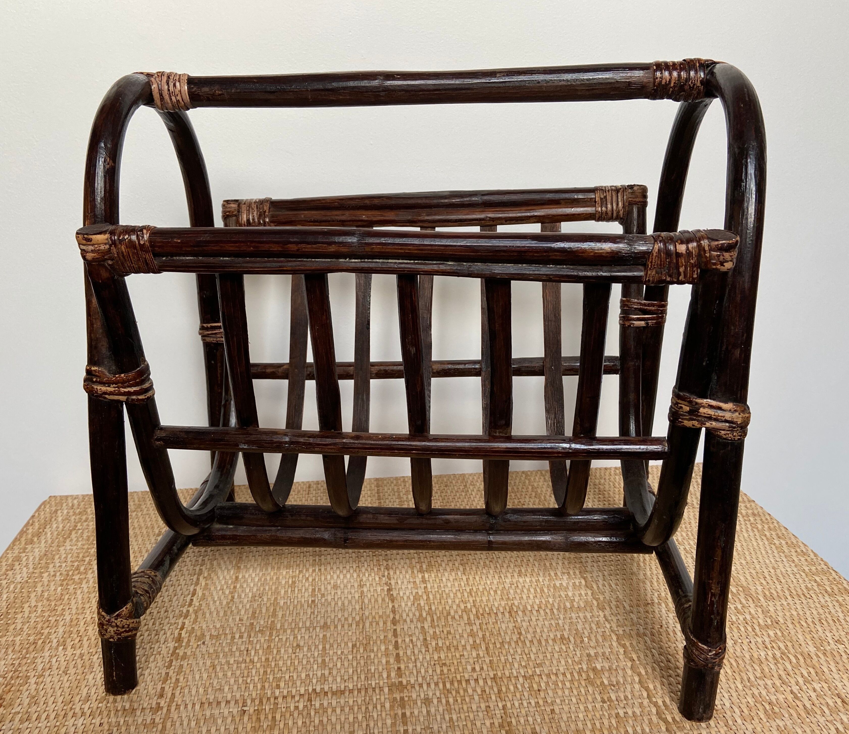 Bamboo magazines door