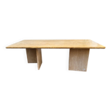 70s travertine coffee table