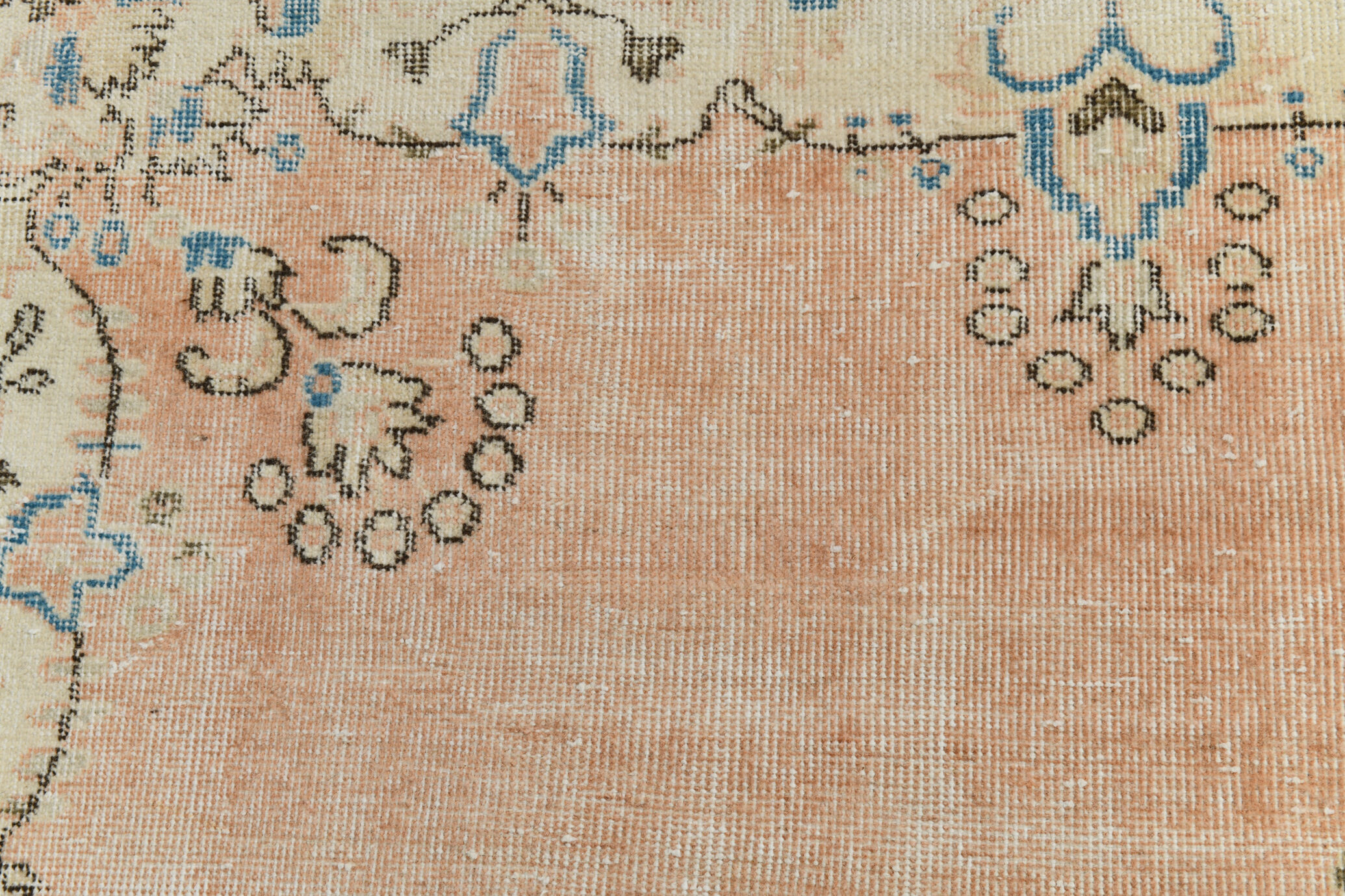 7x10 oriental peach turkish rug 206x309cm