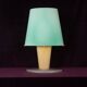 Daniela Puppa 1991 Italian Model 2850 Colored Glass Table Lamp for Fontana Arte