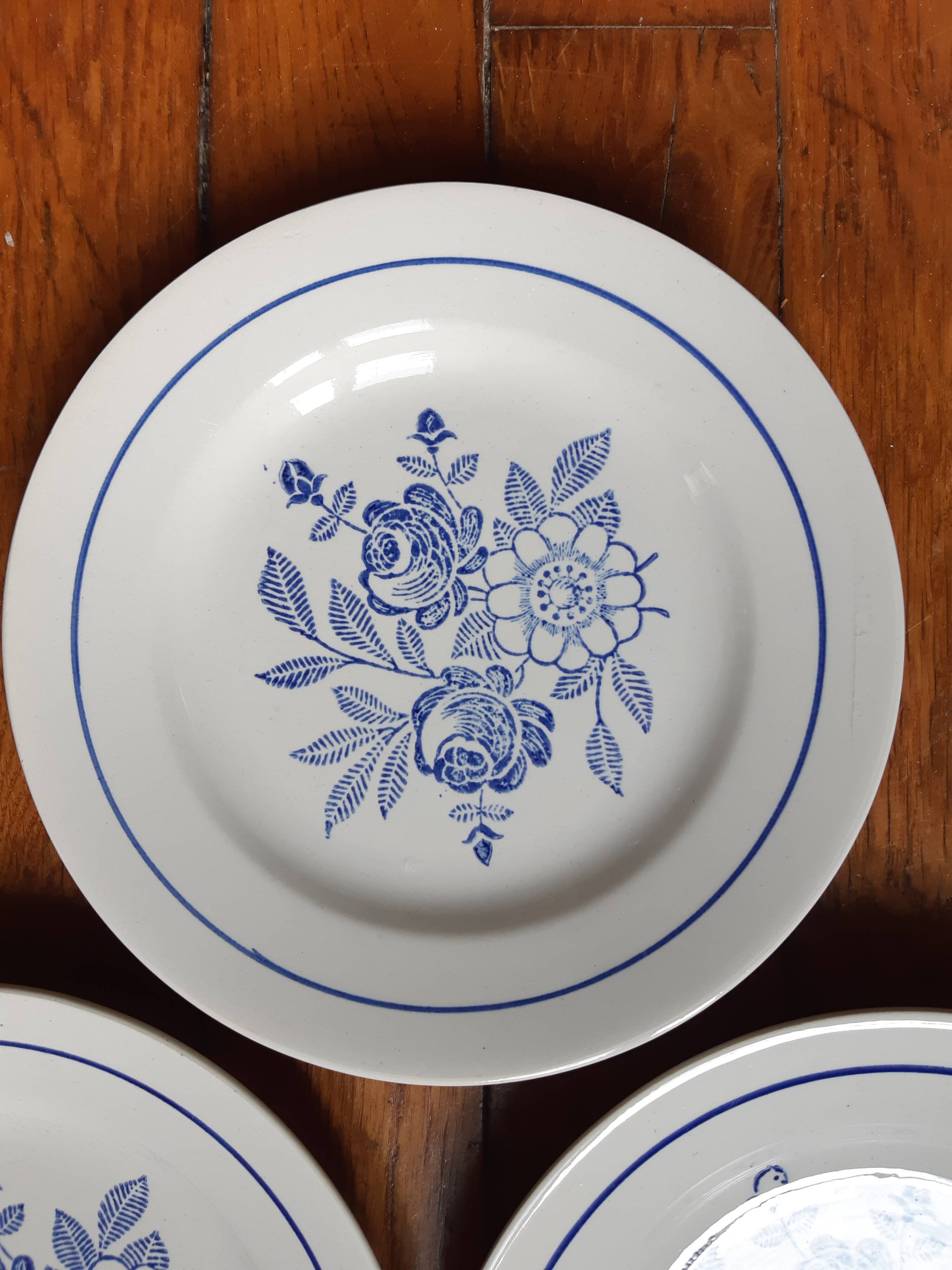 Set of 3 plates saint amand