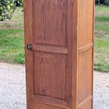 Old Parisian wardrobe 1 door 1stiroir in beech and ash