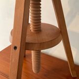 Vintage wooden tripod stool