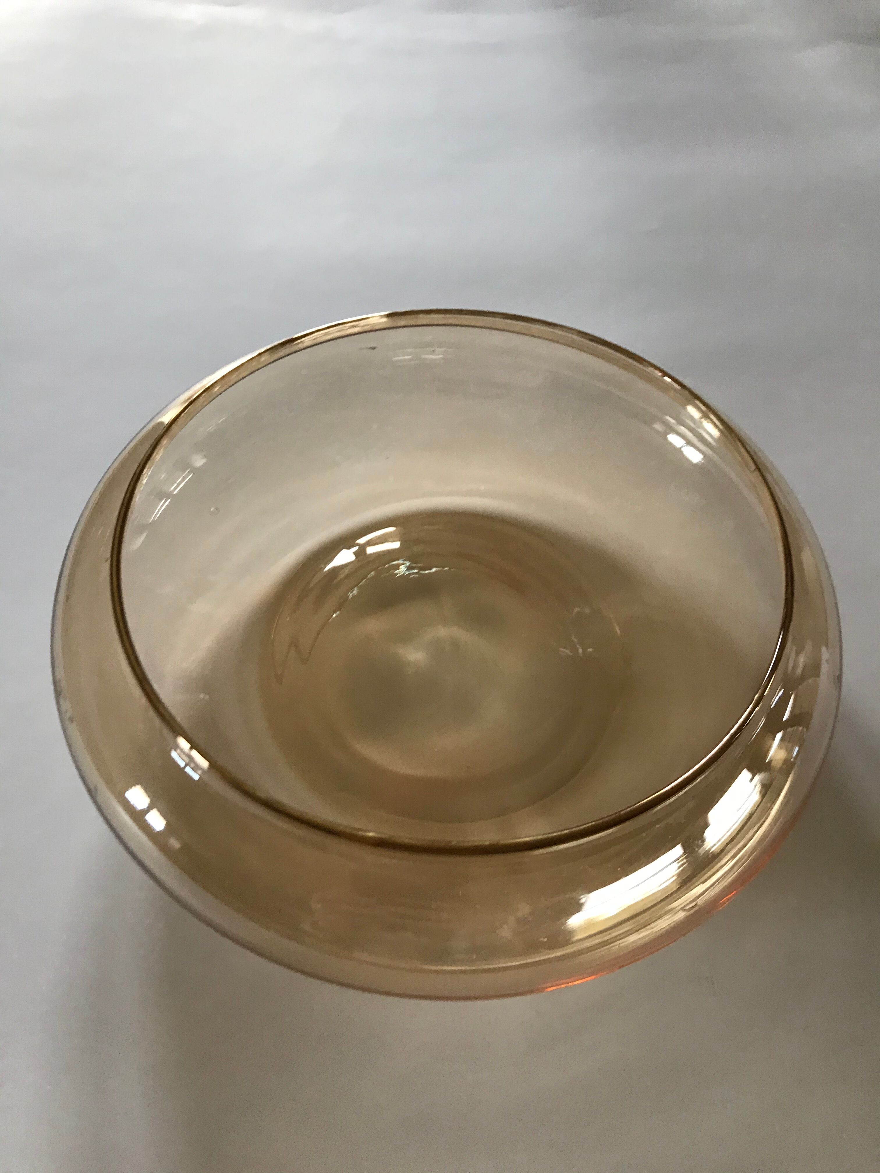 Iridescent glass cup