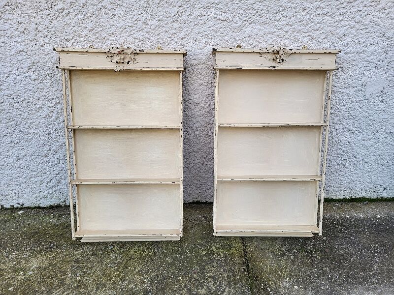 Pair of wall shelves