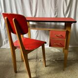 Vintage children's desk and chair from the 60s