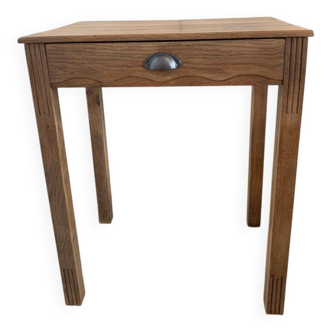 Side table or small side table in solid oak