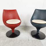 Pair of polaris chairs by Pierre Guariche for Meurop, 1960s