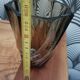 Vase verre fumé vintage