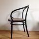 Fauteuil ancien bois courbé canné "le corbusier"