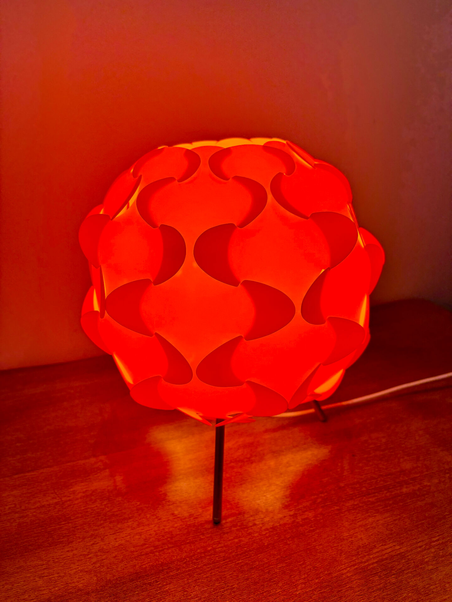 IKEA vintage Fillsta orange lamp