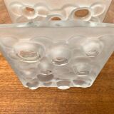 Mid-century German space age bubble glass vase by Gral, 1960s.