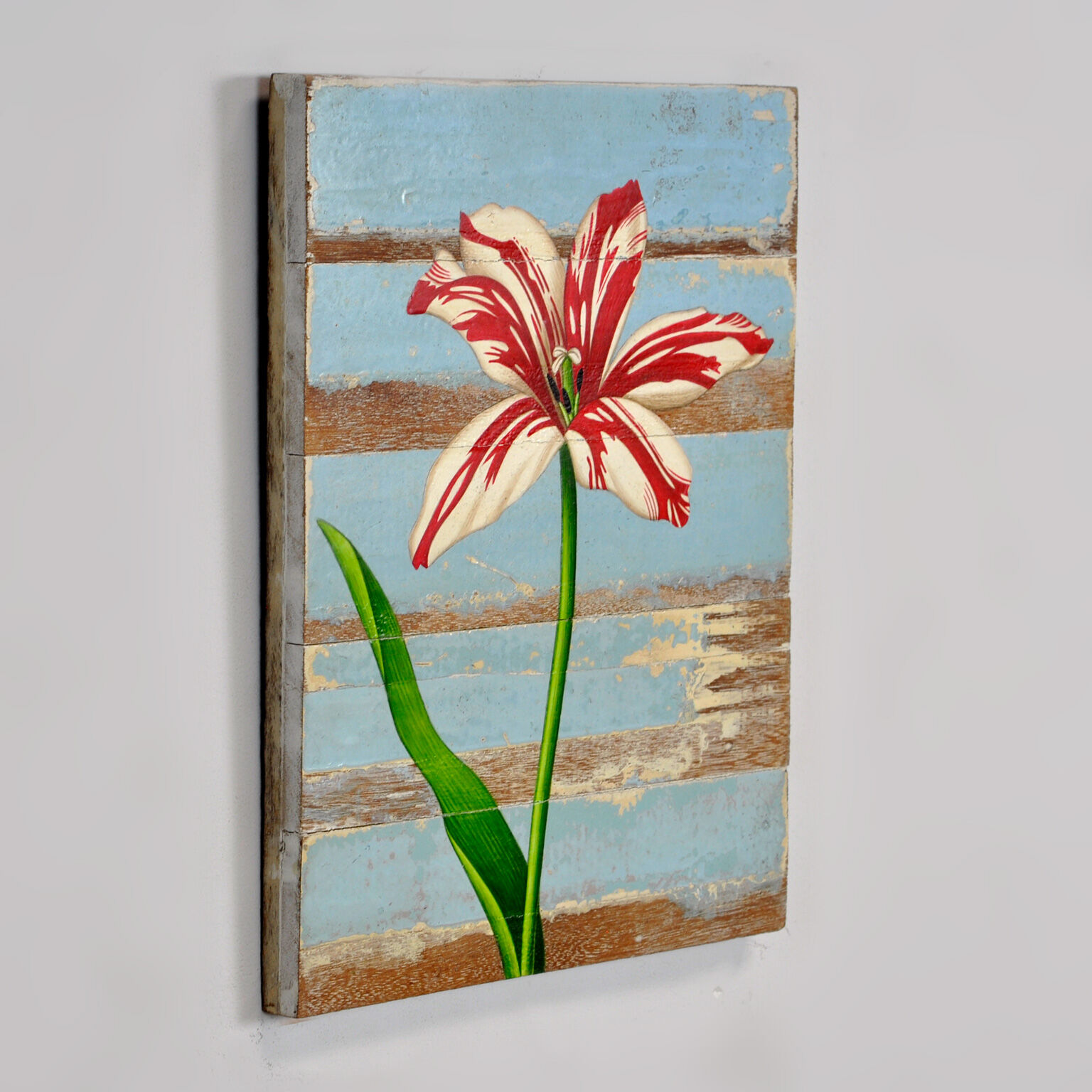 Painting on driftwood