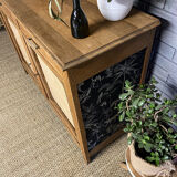 Parisian buffet in solid wood