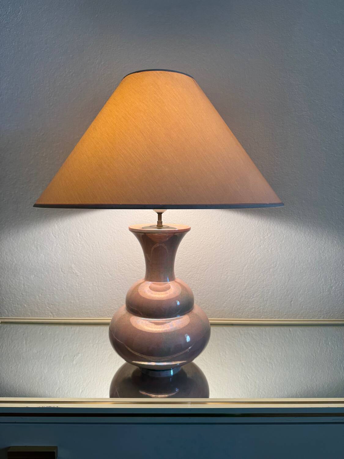 Charolles earthenware lamp from the 80s