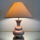 Lampe faïence Charolles années 80